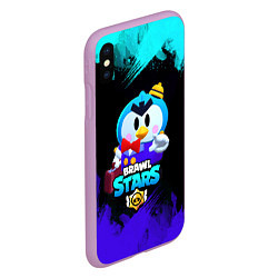 Чехол iPhone XS Max матовый Brawl stars MRP, цвет: 3D-сиреневый — фото 2