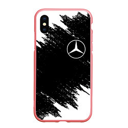 Чехол iPhone XS Max матовый MERCEDES, цвет: 3D-баблгам