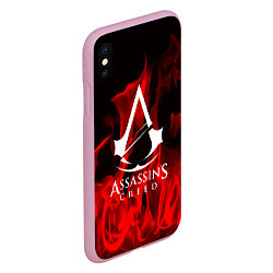 Чехол iPhone XS Max матовый ASSASSINS CREED, цвет: 3D-розовый — фото 2