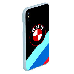 Чехол iPhone XS Max матовый BMW, цвет: 3D-голубой — фото 2