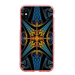 Чехол iPhone XS Max матовый FRACTAL 2020, цвет: 3D-баблгам