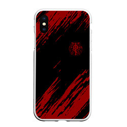 Чехол iPhone XS Max матовый Стальной алхимик, цвет: 3D-белый