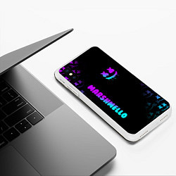 Чехол iPhone XS Max матовый MARSHMELLO, цвет: 3D-белый — фото 2