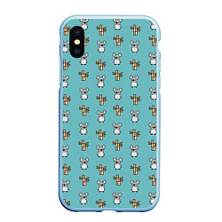 Чехол iPhone XS Max матовый Koala bambuk