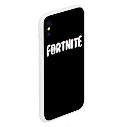 Чехол iPhone XS Max матовый FORTNITE, цвет: 3D-белый — фото 2