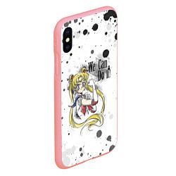 Чехол iPhone XS Max матовый Sailor Moon We can do it!, цвет: 3D-баблгам — фото 2