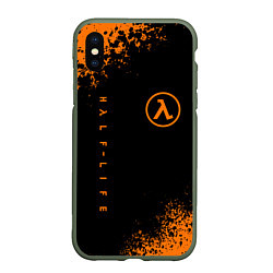 Чехол iPhone XS Max матовый HALF-LIFE