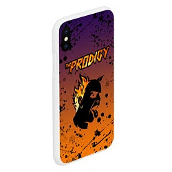 Чехол iPhone XS Max матовый THE PRODIGY, цвет: 3D-белый — фото 2