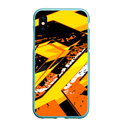 Чехол iPhone XS Max матовый Bona Fide, цвет: 3D-мятный