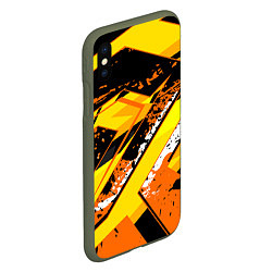 Чехол iPhone XS Max матовый Bona Fide, цвет: 3D-темно-зеленый — фото 2