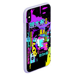 Чехол iPhone XS Max матовый JoJo Bizarre Adventure, цвет: 3D-светло-сиреневый — фото 2