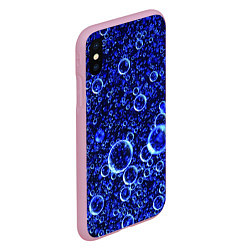Чехол iPhone XS Max матовый Пузыри, цвет: 3D-розовый — фото 2