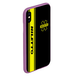 Чехол iPhone XS Max матовый NILETTO, цвет: 3D-фиолетовый — фото 2