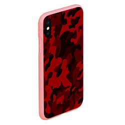 Чехол iPhone XS Max матовый RED MILITARY, цвет: 3D-баблгам — фото 2