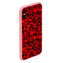 Чехол iPhone XS Max матовый ЧЕРЕПА, цвет: 3D-баблгам — фото 2