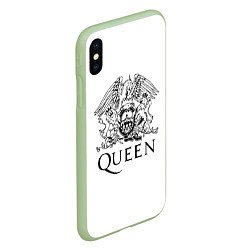 Чехол iPhone XS Max матовый QUEEN, цвет: 3D-салатовый — фото 2