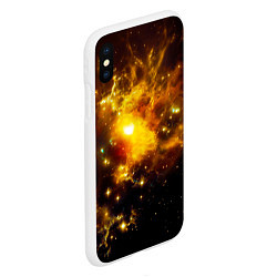 Чехол iPhone XS Max матовый Space, цвет: 3D-белый — фото 2