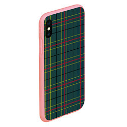 Чехол iPhone XS Max матовый Шотландка, цвет: 3D-баблгам — фото 2