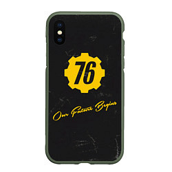 Чехол iPhone XS Max матовый FALLOUT76