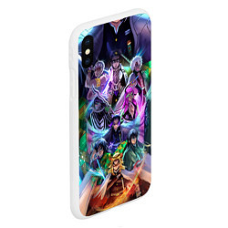 Чехол iPhone XS Max матовый KIMETSU NO YAIBA, цвет: 3D-белый — фото 2