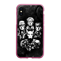 Чехол iPhone XS Max матовый JOJOS BIZARRE ADVENTURE