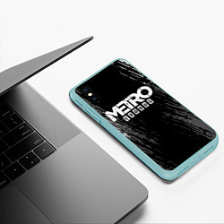 Чехол iPhone XS Max матовый METRO EXODUS, цвет: 3D-мятный — фото 2