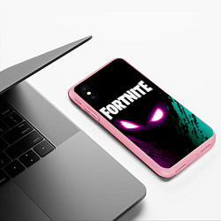 Чехол iPhone XS Max матовый FORTNITE, цвет: 3D-баблгам — фото 2