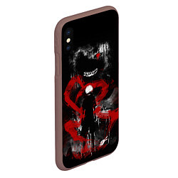 Чехол iPhone XS Max матовый TOKYO GHOUL, цвет: 3D-коричневый — фото 2