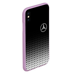 Чехол iPhone XS Max матовый Mercedes-Benz, цвет: 3D-сиреневый — фото 2