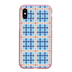 Чехол iPhone XS Max матовый Костюм Тренера, цвет: 3D-розовый