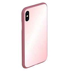 Чехол iPhone XS Max матовый Пикси, цвет: 3D-малиновый — фото 2