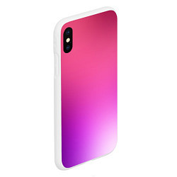 Чехол iPhone XS Max матовый Нежный цвет, цвет: 3D-белый — фото 2