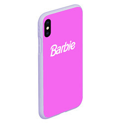 Чехол iPhone XS Max матовый Barbie, цвет: 3D-светло-сиреневый — фото 2