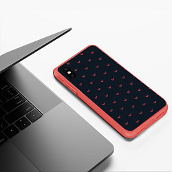 Чехол iPhone XS Max матовый VALORANT, цвет: 3D-красный — фото 2