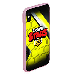 Чехол iPhone XS Max матовый Фан мерч Brawl Stars, цвет: 3D-розовый — фото 2