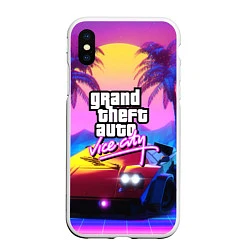 Чехол iPhone XS Max матовый GTA 2020