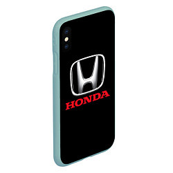 Чехол iPhone XS Max матовый HONDA, цвет: 3D-мятный — фото 2