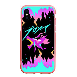 Чехол iPhone XS Max матовый PROMARE, цвет: 3D-баблгам