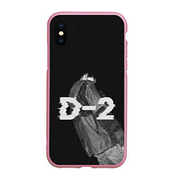 Чехол iPhone XS Max матовый Agust D D-2 by BTS, цвет: 3D-розовый
