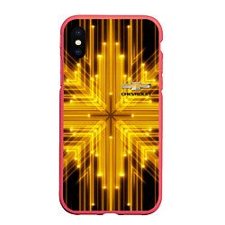 Чехол iPhone XS Max матовый CHEVROLET