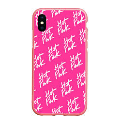 Чехол iPhone XS Max матовый HOT PINK, цвет: 3D-баблгам