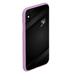 Чехол iPhone XS Max матовый Fairy Tail, цвет: 3D-сиреневый — фото 2