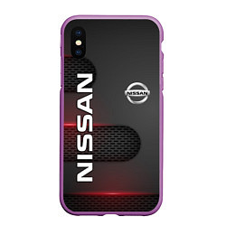 Чехол iPhone XS Max матовый NISSAN