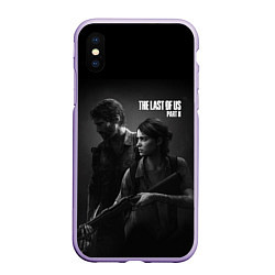 Чехол iPhone XS Max матовый The Last Of Us PART 2, цвет: 3D-светло-сиреневый