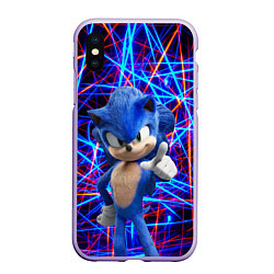 Чехол iPhone XS Max матовый Sonic