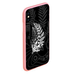 Чехол iPhone XS Max матовый ЭЛЛИ ТАТУИРОВКА, цвет: 3D-баблгам — фото 2