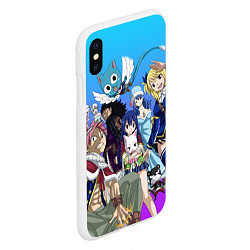 Чехол iPhone XS Max матовый FAIRY TAIL ХВОСТ ФЕИ, цвет: 3D-белый — фото 2