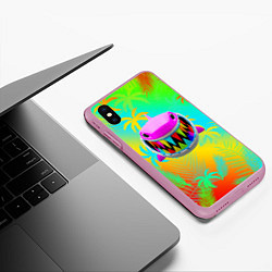 Чехол iPhone XS Max матовый 6IX9INE 69 SHARK, цвет: 3D-розовый — фото 2