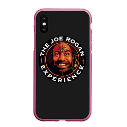 Чехол iPhone XS Max матовый THE JOE ROGAN EXPERIENCE, цвет: 3D-малиновый