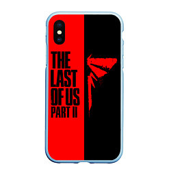 Чехол iPhone XS Max матовый THE LAST OF US II, цвет: 3D-голубой